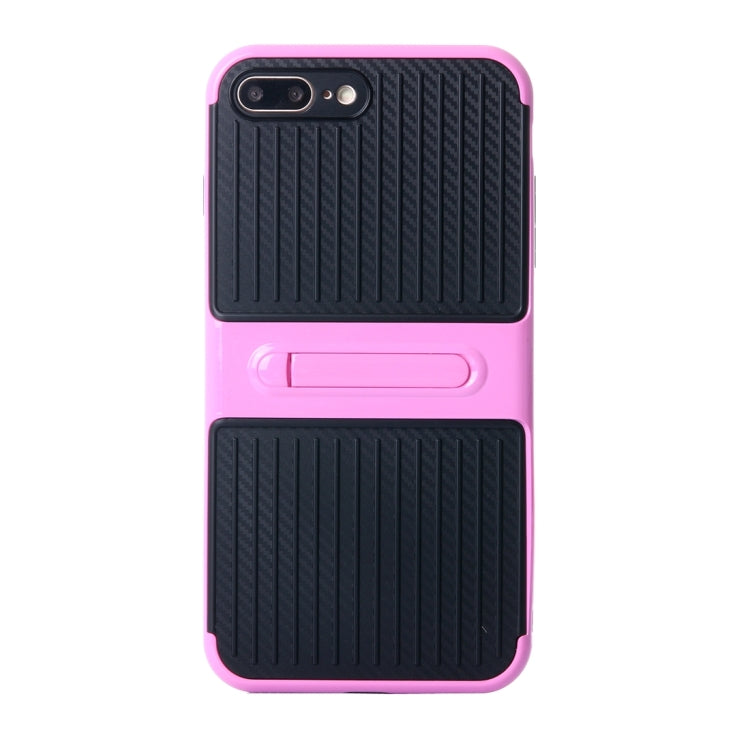 For iPhone 8 Plus & 7 Plus   Shockproof TPU + PC Protective Case with Holder