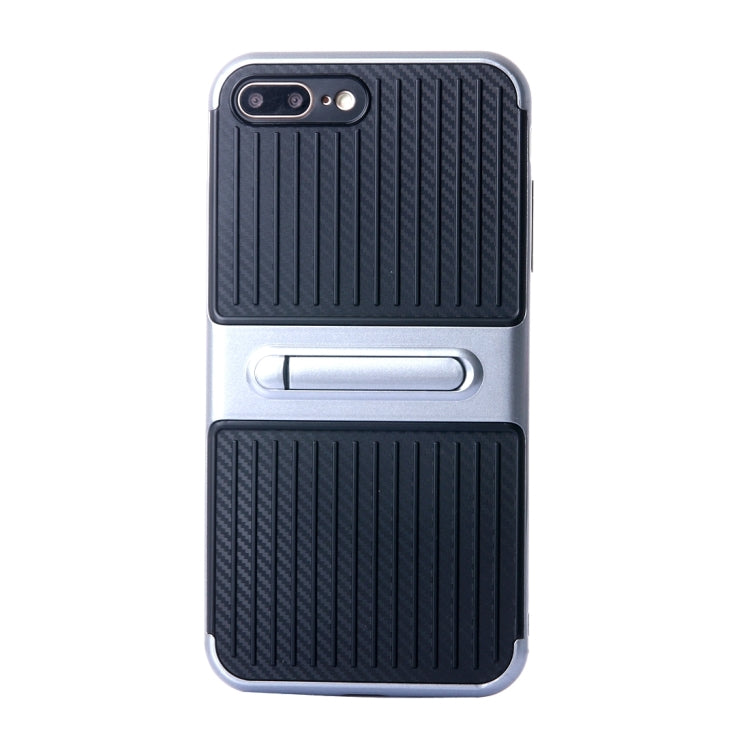 For iPhone 8 Plus & 7 Plus   Shockproof TPU + PC Protective Case with Holder