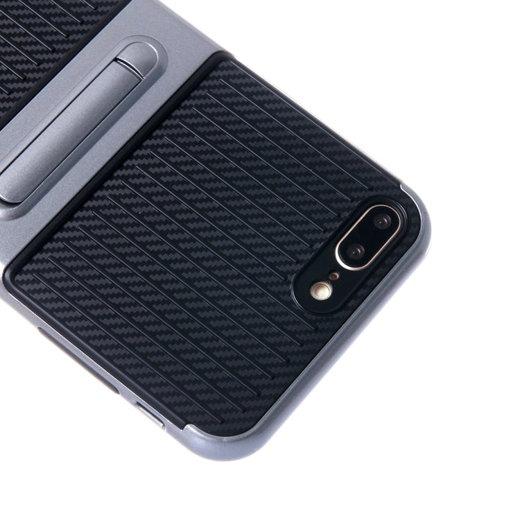 For iPhone 8 Plus & 7 Plus   Shockproof TPU + PC Protective Case with Holder