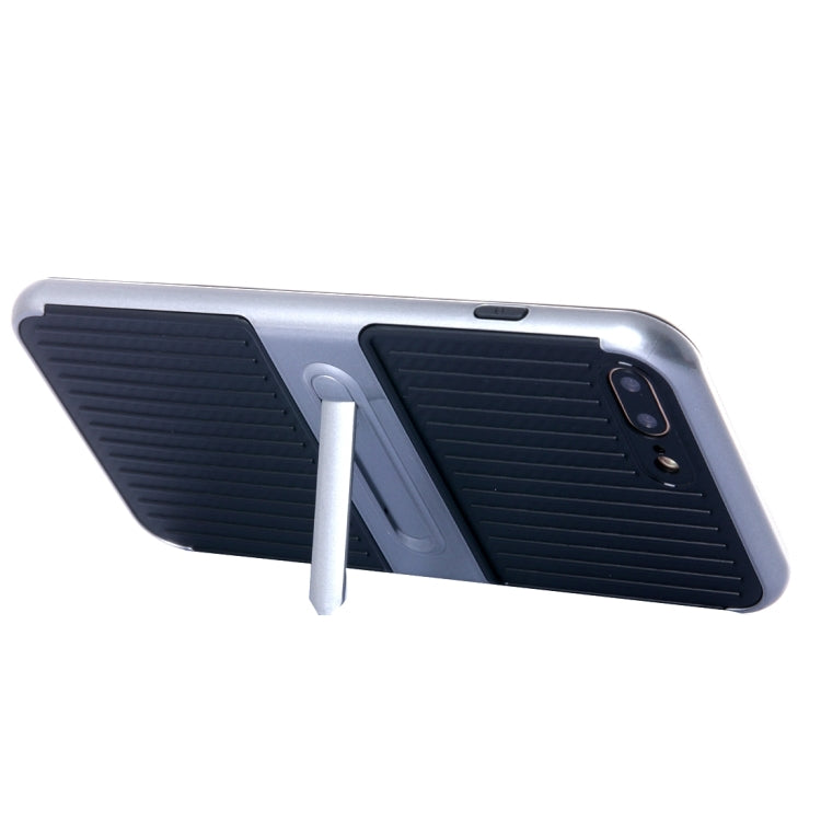 For iPhone 8 Plus & 7 Plus   Shockproof TPU + PC Protective Case with Holder