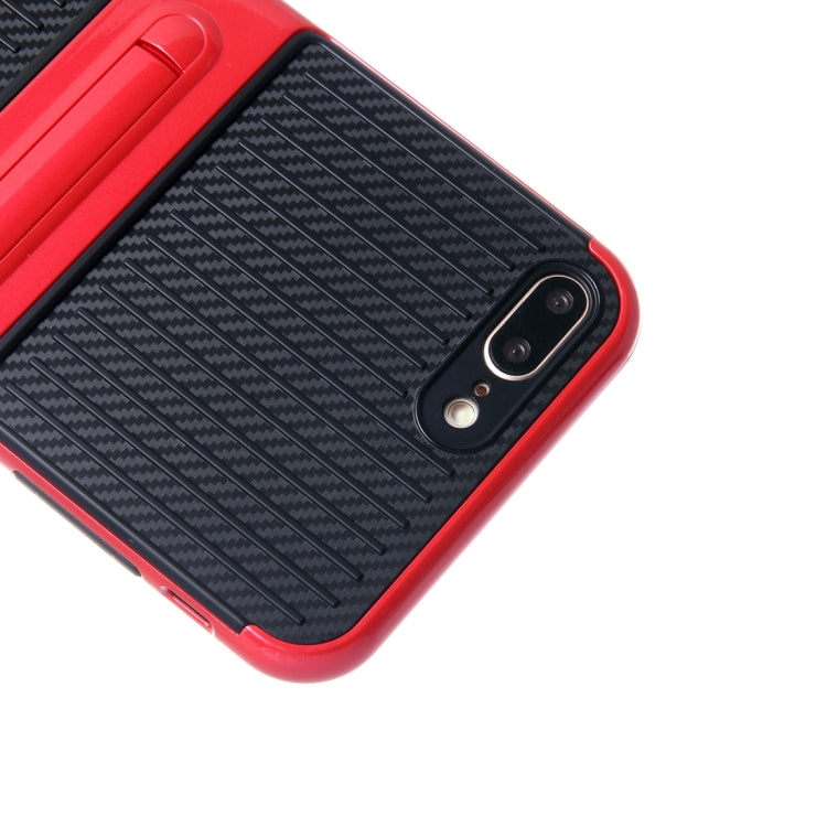 For iPhone 8 Plus & 7 Plus   Shockproof TPU + PC Protective Case with Holder