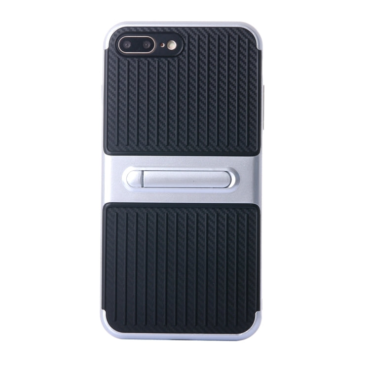 For iPhone 8 Plus & 7 Plus   Shockproof TPU + PC Protective Case with Holder