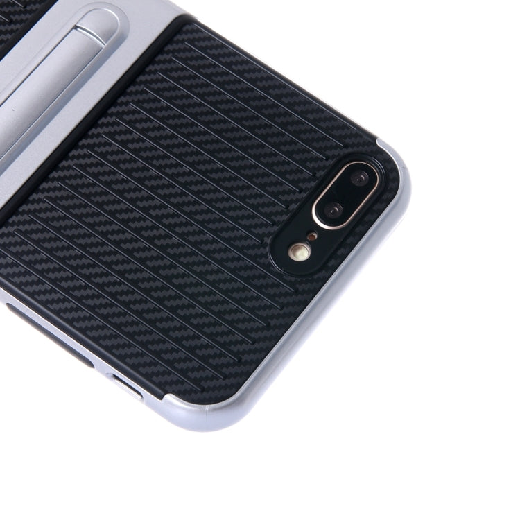 For iPhone 8 Plus & 7 Plus   Shockproof TPU + PC Protective Case with Holder