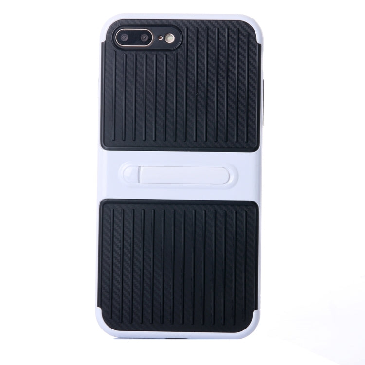 For iPhone 8 Plus & 7 Plus   Shockproof TPU + PC Protective Case with Holder