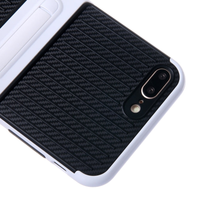 For iPhone 8 Plus & 7 Plus   Shockproof TPU + PC Protective Case with Holder