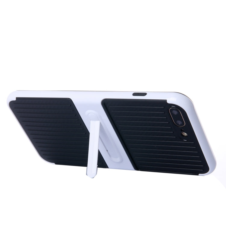 For iPhone 8 Plus & 7 Plus   Shockproof TPU + PC Protective Case with Holder
