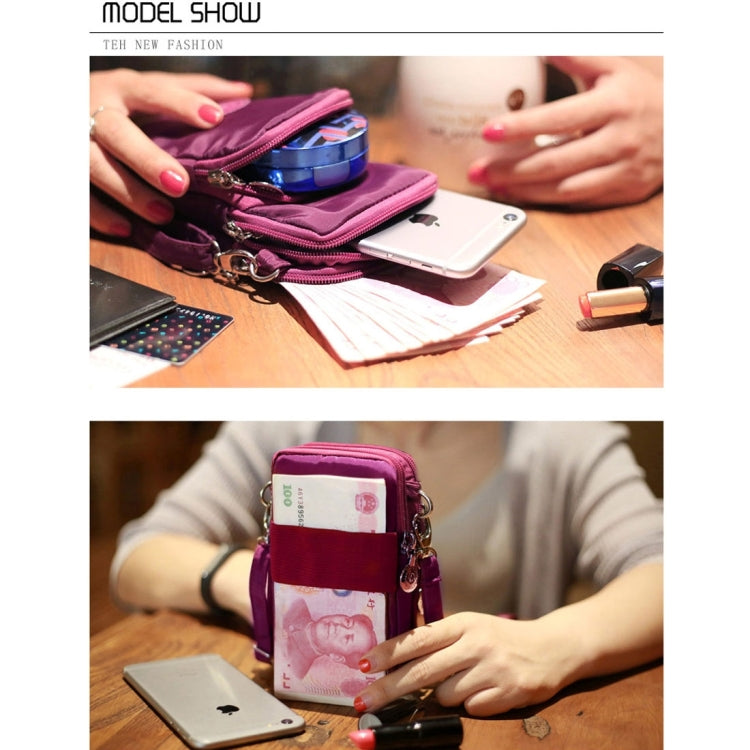 Universal Vertical Flip Upright Phone Protective Case Lady Shoulder Bag Crossbody Bag Neck Armband Case Coins Bag Purse, Size: 17 x 9 x 5 cm