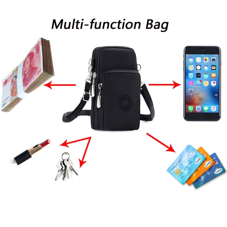 Universal Vertical Flip Upright Phone Protective Case Lady Shoulder Bag Crossbody Bag Neck Armband Case Coins Bag Purse, Size: 17 x 9 x 5 cm