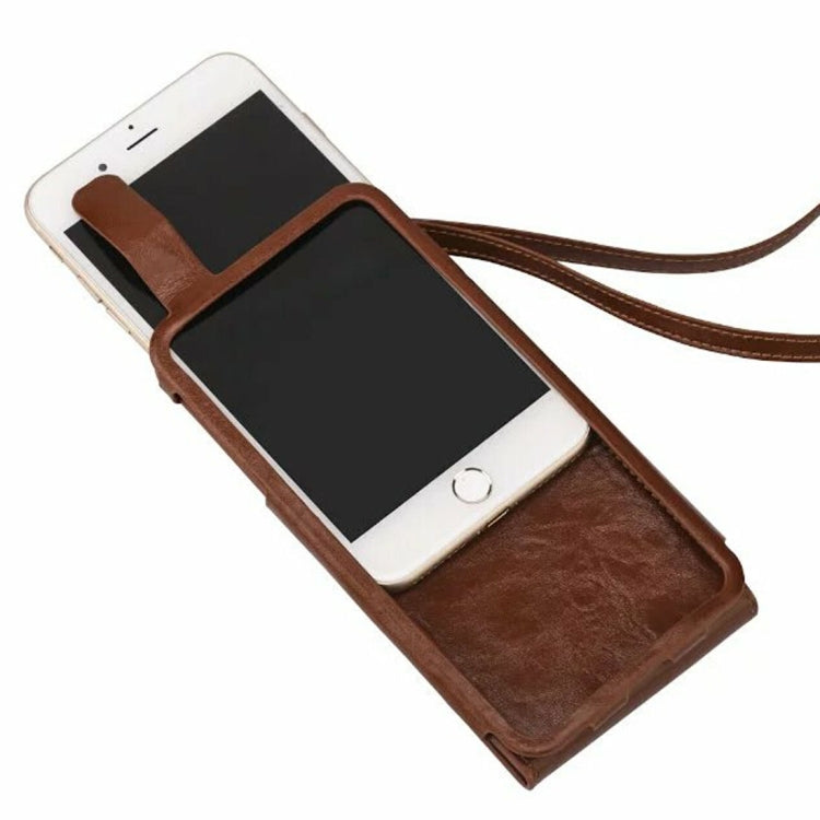 Multi-function Handmade Knit Texture Flip Leather Wallet Case with Card Slots & Lanyard for 5.5 inch iPhone 8 Plus & 7 Plus   & iPhone 6 Plus