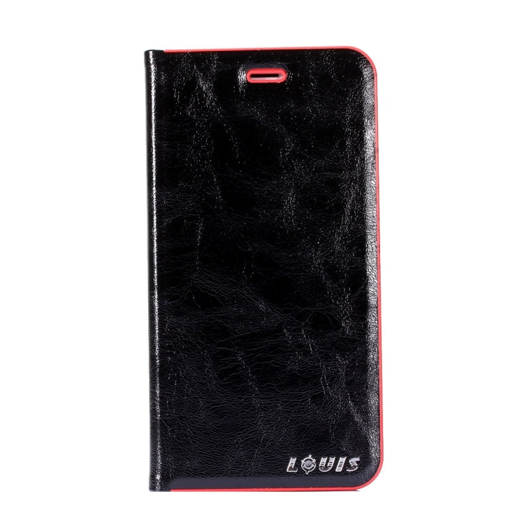 LOUIS for iPhone 8 Plus & 7 Plus   Crystal Texture PC Full Coverage Horizontal Flip Leather Case with Holder & Card Slots