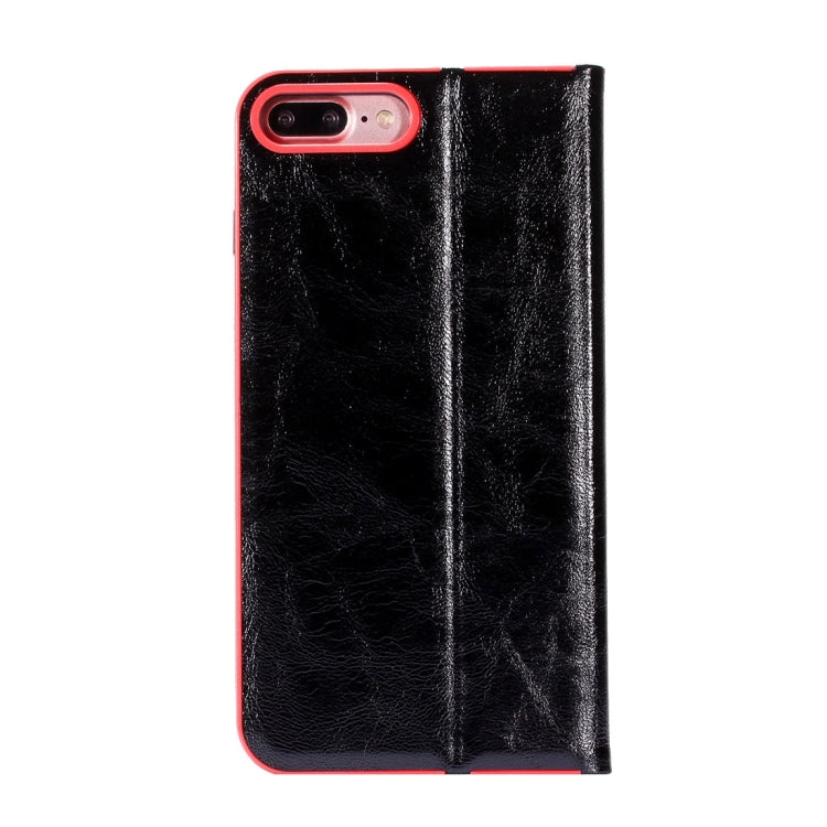LOUIS for iPhone 8 Plus & 7 Plus   Crystal Texture PC Full Coverage Horizontal Flip Leather Case with Holder & Card Slots