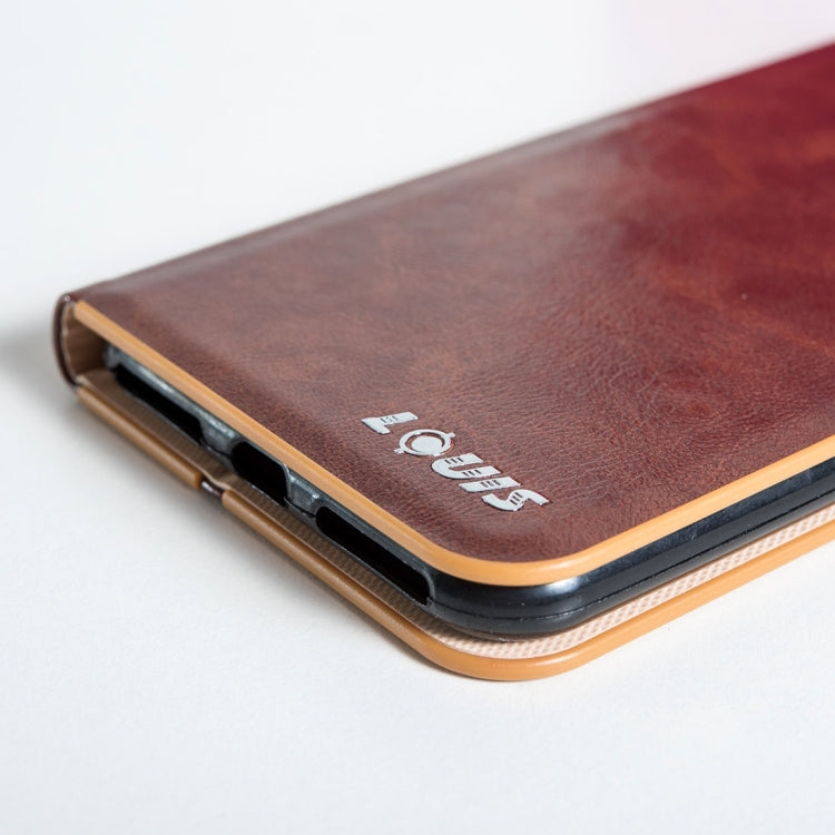 LOUIS for iPhone 8 Plus & 7 Plus   Crystal Texture PC Full Coverage Horizontal Flip Leather Case with Holder & Card Slots