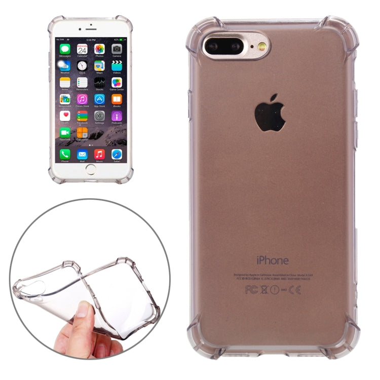 For iPhone 8 Plus & 7 Plus   Shock-resistant Cushion TPU Protective Case