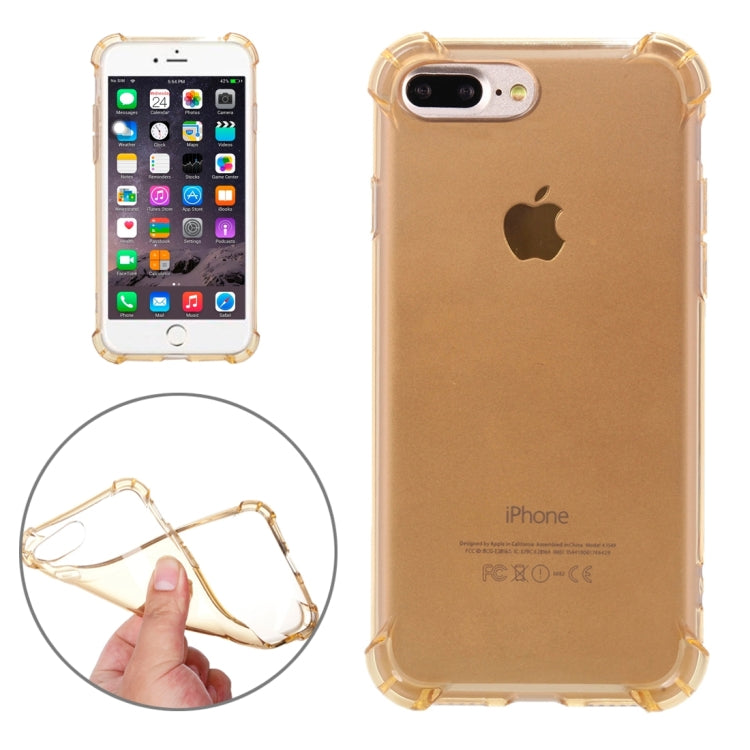 For iPhone 8 Plus & 7 Plus   Shock-resistant Cushion TPU Protective Case