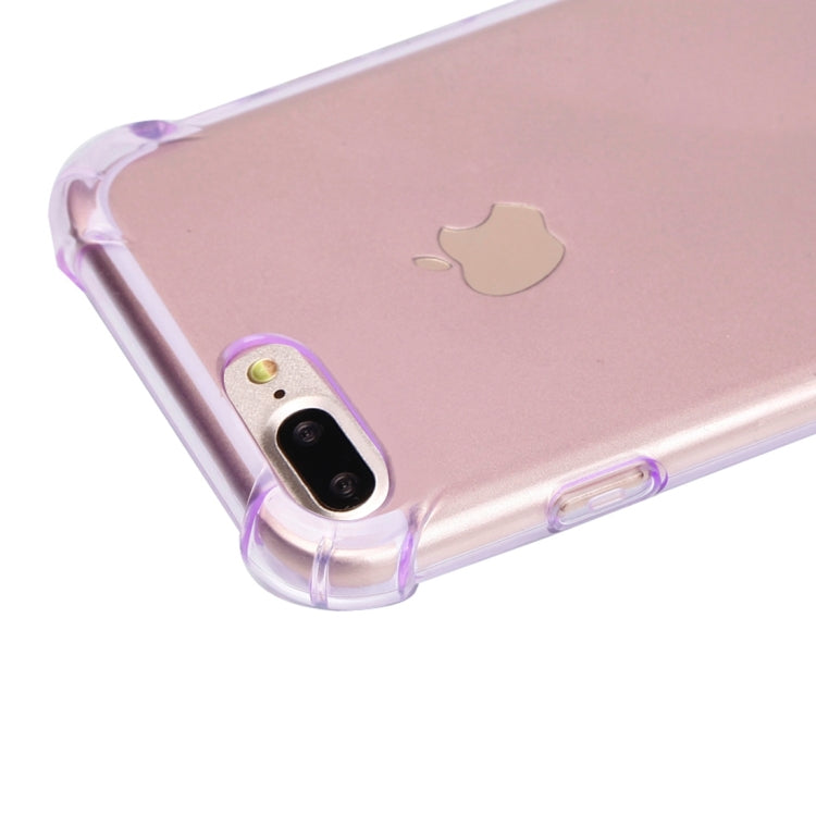 For iPhone 8 Plus & 7 Plus   Shock-resistant Cushion TPU Protective Case