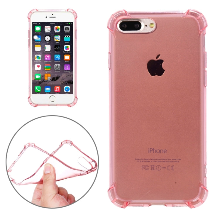 For iPhone 8 Plus & 7 Plus   Shock-resistant Cushion TPU Protective Case