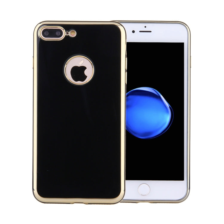 For iPhone 7 Plus Electroplating Soft TPU Protective Cover Case
