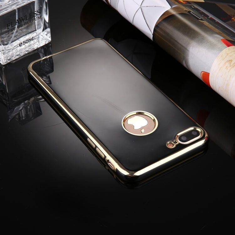 For iPhone 7 Plus Electroplating Soft TPU Protective Cover Case