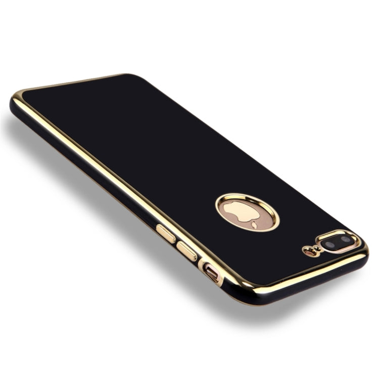 For iPhone 7 Plus Electroplating Soft TPU Protective Cover Case