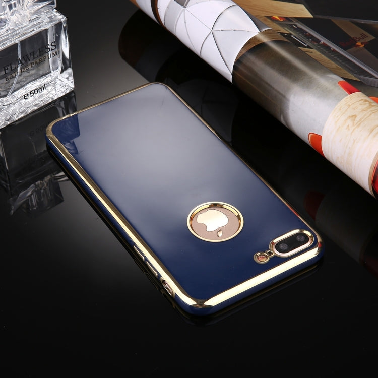 For iPhone 7 Plus Electroplating Soft TPU Protective Cover Case