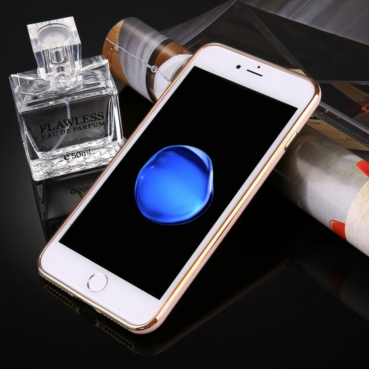 For iPhone 7 Plus Electroplating Soft TPU Protective Cover Case