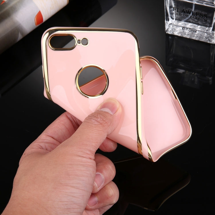 For iPhone 7 Plus Electroplating Soft TPU Protective Cover Case