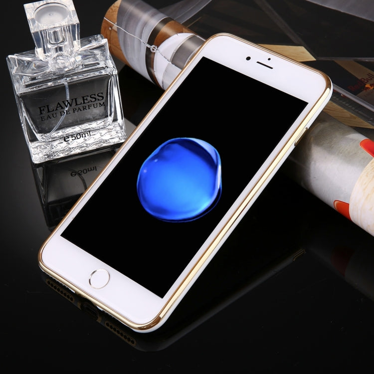 For iPhone 7 Plus Electroplating Soft TPU Protective Cover Case