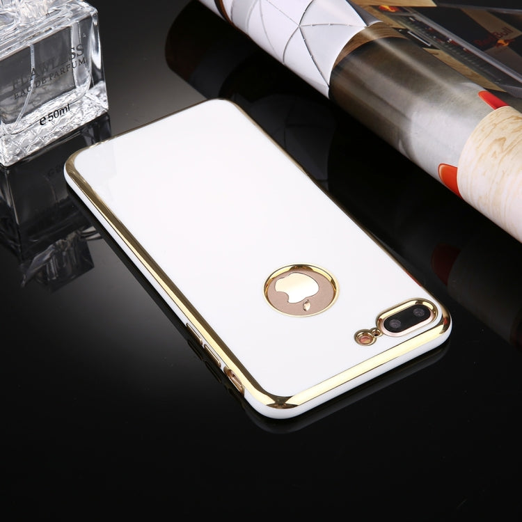 For iPhone 7 Plus Electroplating Soft TPU Protective Cover Case