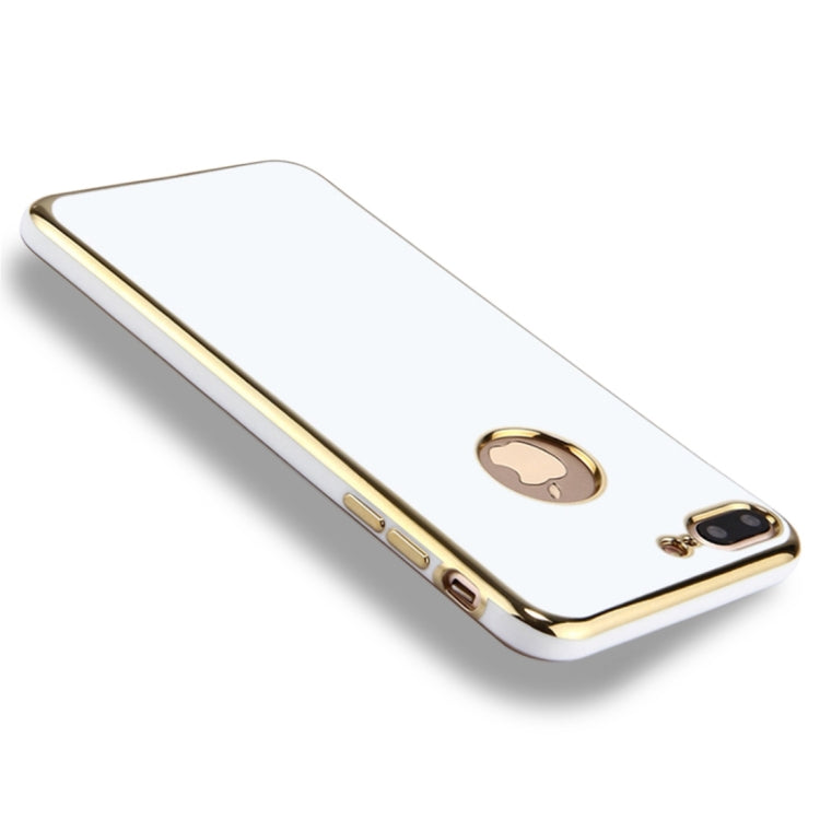 For iPhone 7 Plus Electroplating Soft TPU Protective Cover Case
