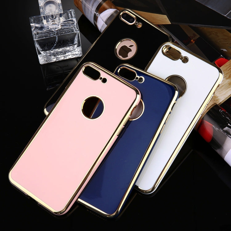 For iPhone 7 Plus Electroplating Soft TPU Protective Cover Case