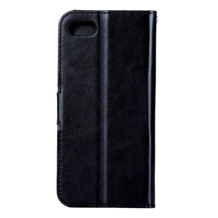 For iPhone 8 Plus & 7 Plus   Crazy Horse Texture Horizontal Flip Leather Case with Magnetic Buckle & Holder & Card Slots & Wallet & Photo Frame