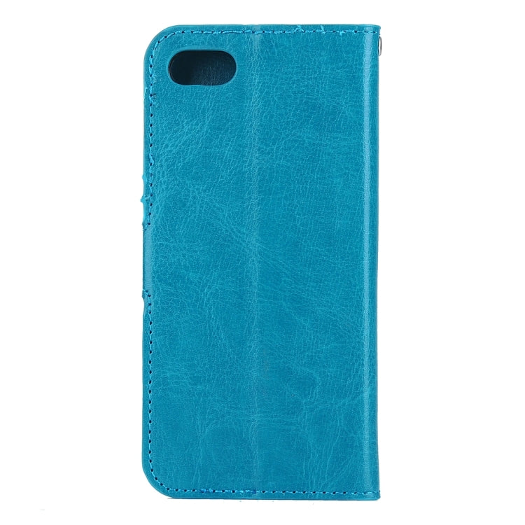 For iPhone 8 Plus & 7 Plus   Crazy Horse Texture Horizontal Flip Leather Case with Magnetic Buckle & Holder & Card Slots & Wallet & Photo Frame