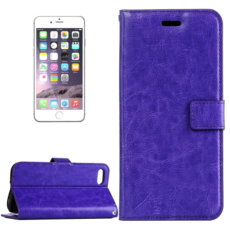 For iPhone 8 Plus & 7 Plus   Crazy Horse Texture Horizontal Flip Leather Case with Magnetic Buckle & Holder & Card Slots & Wallet & Photo Frame