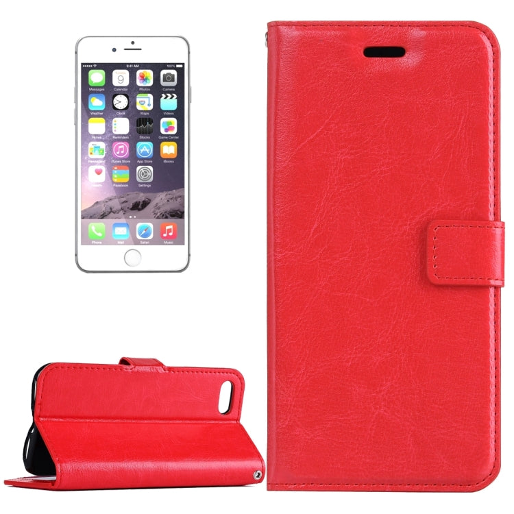 For iPhone 8 Plus & 7 Plus   Crazy Horse Texture Horizontal Flip Leather Case with Magnetic Buckle & Holder & Card Slots & Wallet & Photo Frame