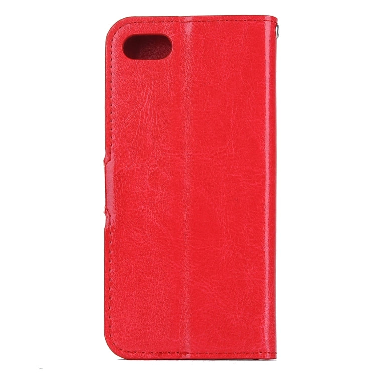 For iPhone 8 Plus & 7 Plus   Crazy Horse Texture Horizontal Flip Leather Case with Magnetic Buckle & Holder & Card Slots & Wallet & Photo Frame