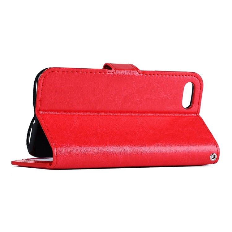 For iPhone 8 Plus & 7 Plus   Crazy Horse Texture Horizontal Flip Leather Case with Magnetic Buckle & Holder & Card Slots & Wallet & Photo Frame