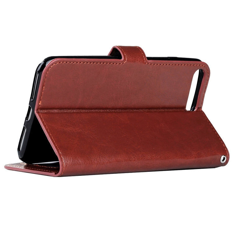 For iPhone 8 Plus & 7 Plus   Crazy Horse Texture Horizontal Flip Leather Case with Magnetic Buckle & Holder & Card Slots & Wallet & Photo Frame