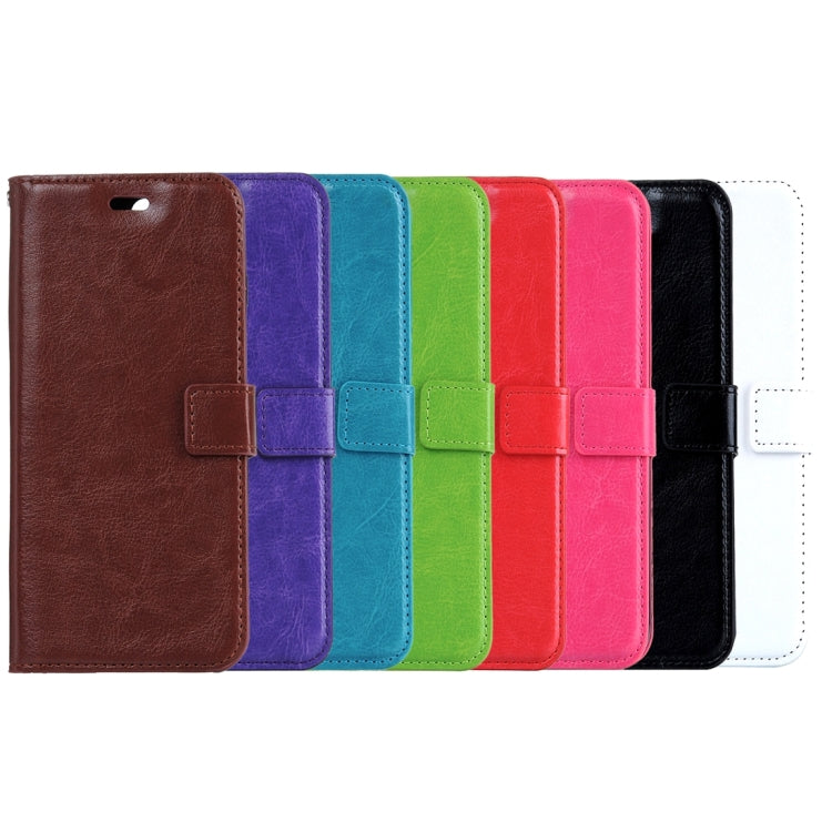 For iPhone 8 Plus & 7 Plus   Crazy Horse Texture Horizontal Flip Leather Case with Magnetic Buckle & Holder & Card Slots & Wallet & Photo Frame