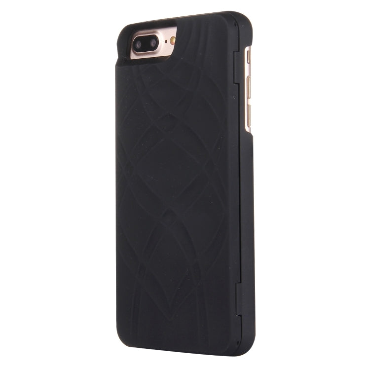 For iPhone 8 Plus & 7 Plus   Back Cover Style Mirror Hard Case with Card Slot