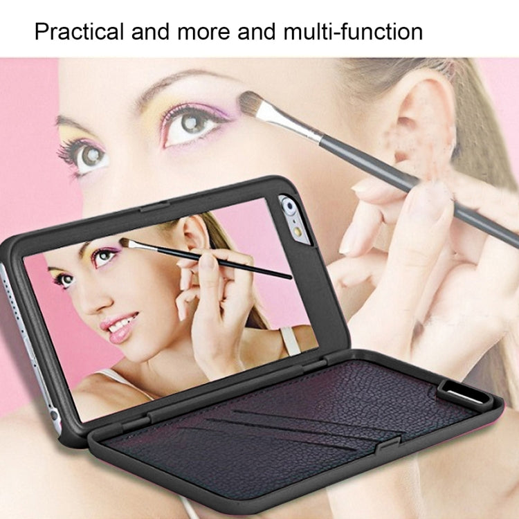 For iPhone 8 Plus & 7 Plus   Back Cover Style Mirror Hard Case with Card Slot
