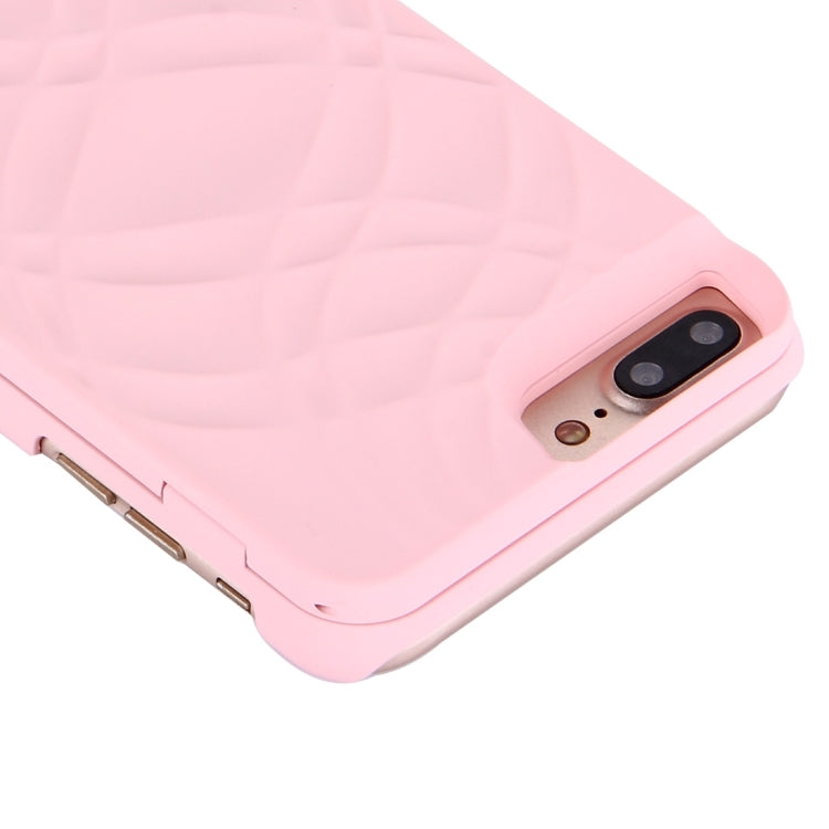 For iPhone 8 Plus & 7 Plus   Back Cover Style Mirror Hard Case with Card Slot
