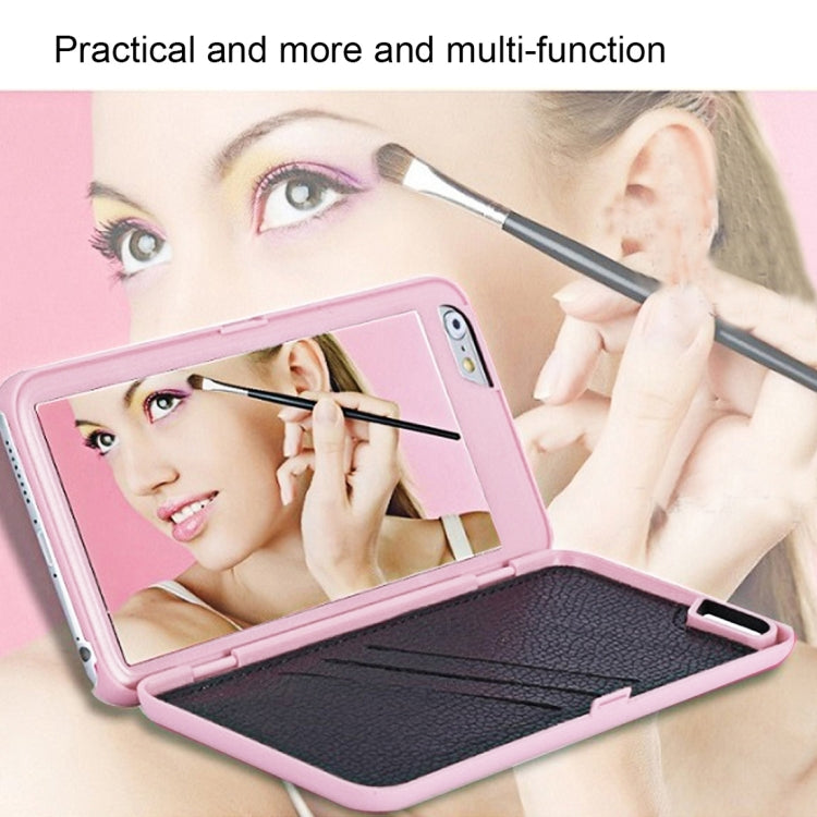 For iPhone 8 Plus & 7 Plus   Back Cover Style Mirror Hard Case with Card Slot