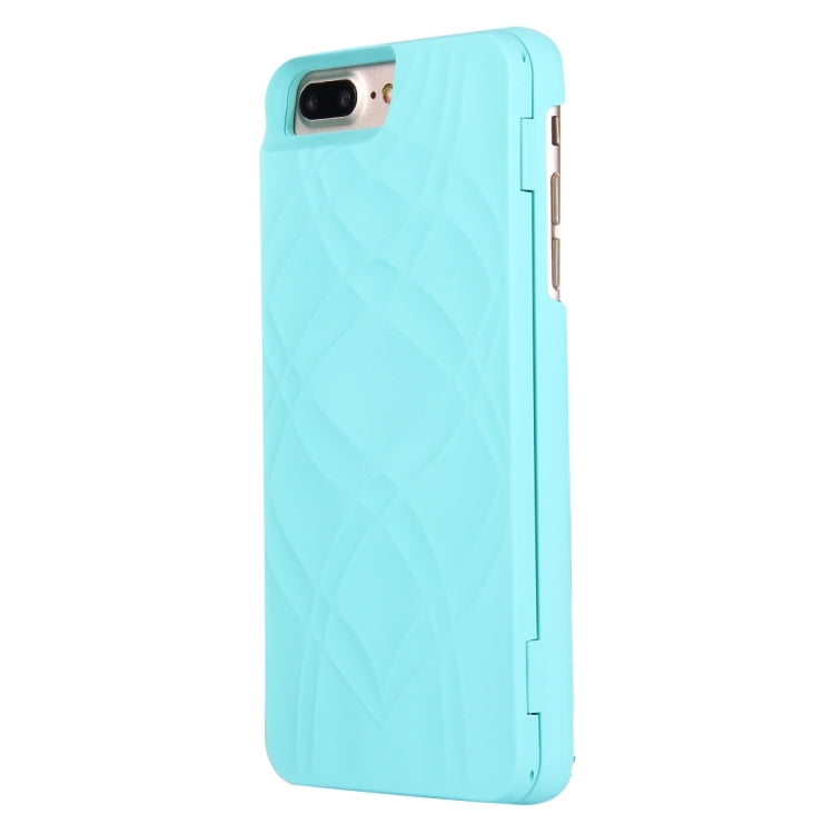 For iPhone 8 Plus & 7 Plus   Back Cover Style Mirror Hard Case with Card Slot
