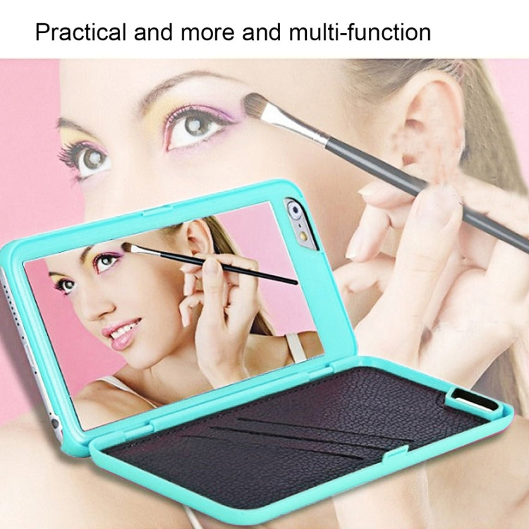 For iPhone 8 Plus & 7 Plus   Back Cover Style Mirror Hard Case with Card Slot