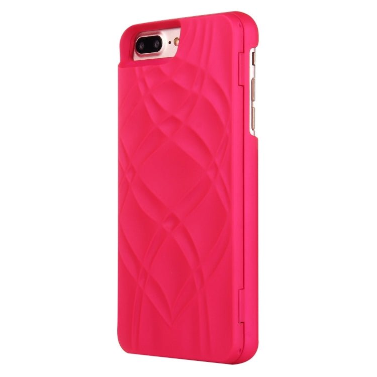 For iPhone 8 Plus & 7 Plus   Back Cover Style Mirror Hard Case with Card Slot