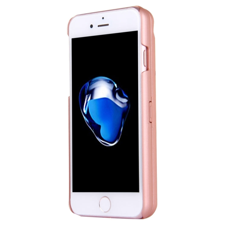 For iPhone 8 Plus & 7 Plus   Back Cover Style Mirror Hard Case with Card Slot