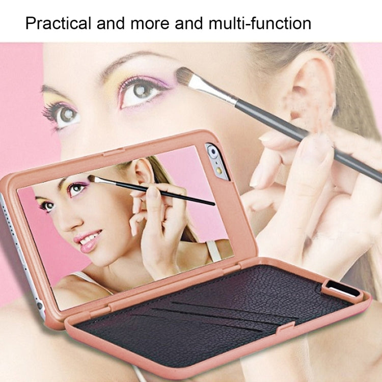 For iPhone 8 Plus & 7 Plus   Back Cover Style Mirror Hard Case with Card Slot