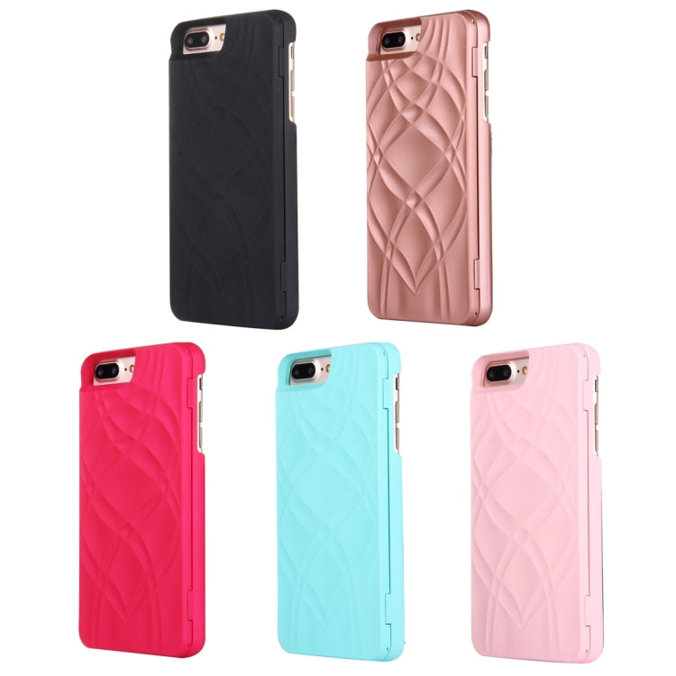 For iPhone 8 Plus & 7 Plus   Back Cover Style Mirror Hard Case with Card Slot