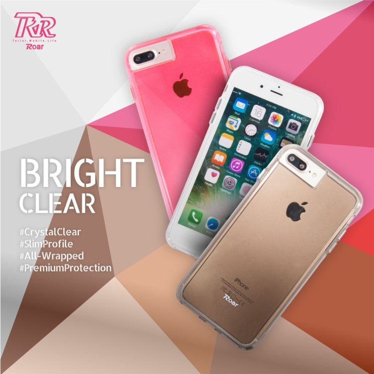 Roar for 5.5 Inch iPhone 8 Plus & 7 Plus   Soft TPU Bumper + Hard PC Skin Combination Case(Grey)