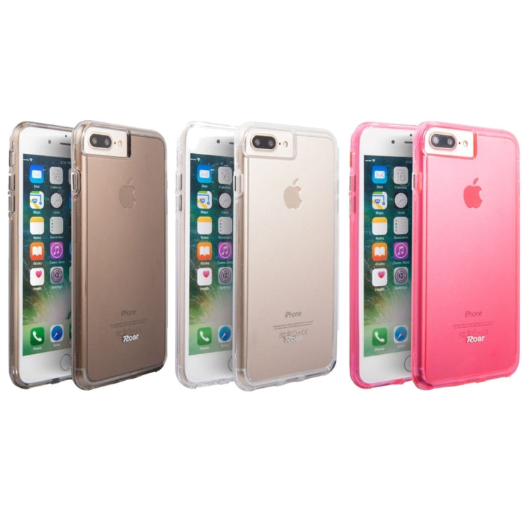 Roar for 5.5 Inch iPhone 8 Plus & 7 Plus   Soft TPU Bumper + Hard PC Skin Combination Case(Grey)